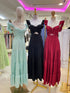 Flutter Sleeves Hollow Out Long Tiered Maxi Dress